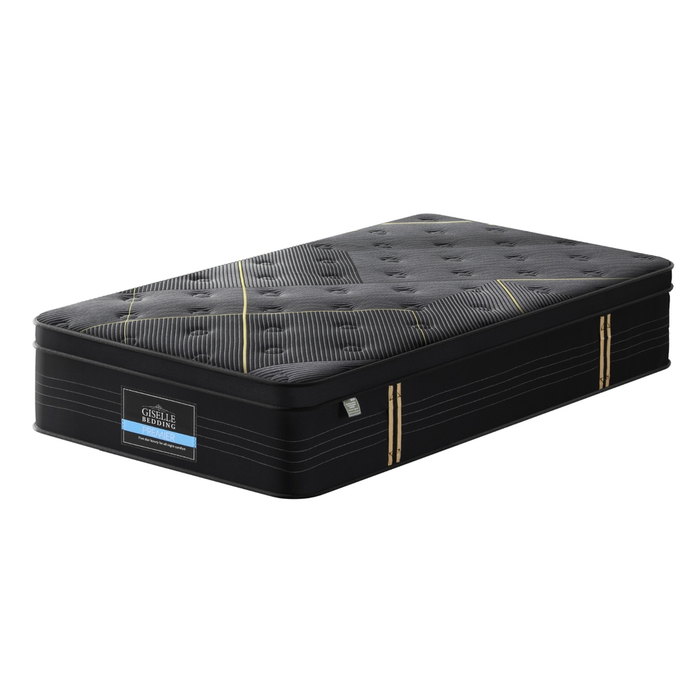 35cm Giselle Mattress King Single Bed Bamboo Pocket Firm Foam — image 4