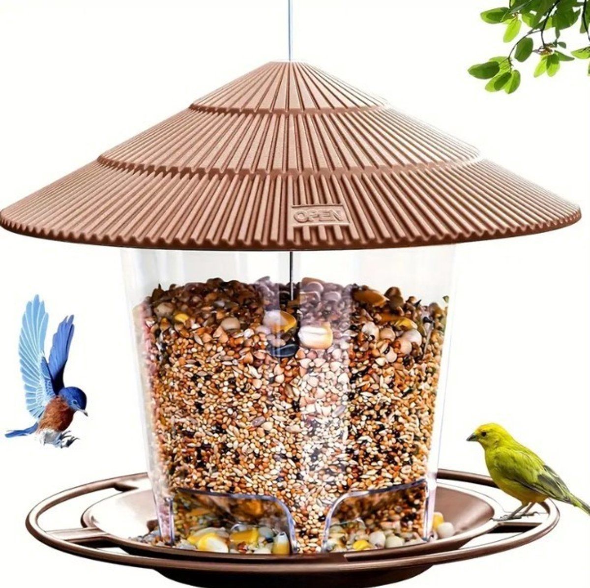 Bird Food House, Feeder House, Feeding Bowl, Hanging Birdhouse, Feeding Spot