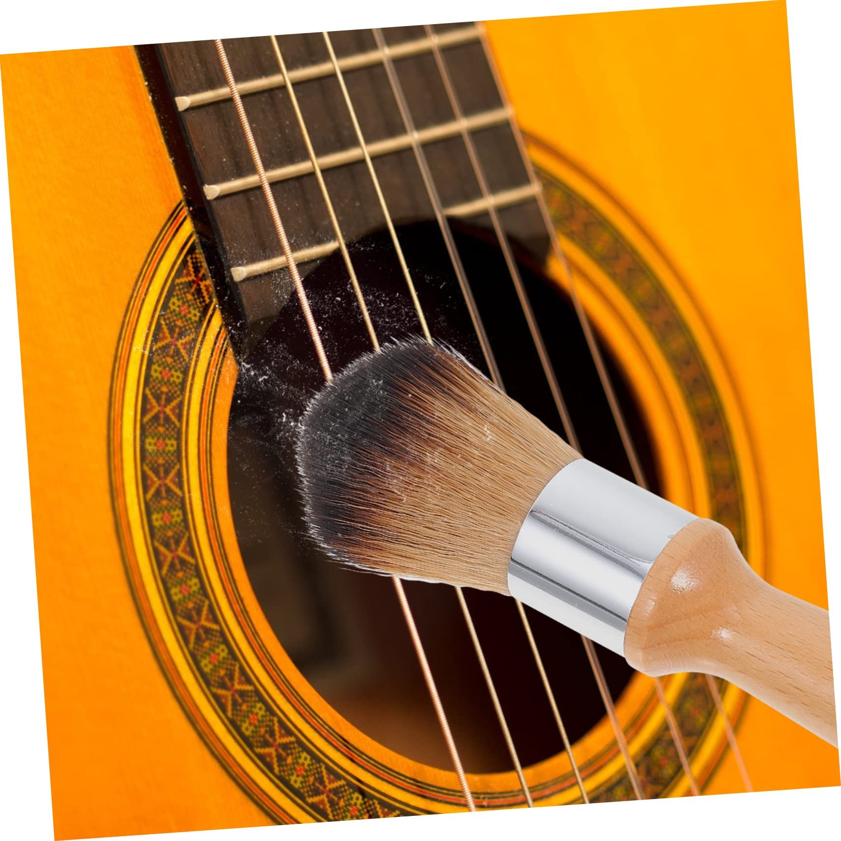 Soft Bristle Dusting Brush, Collectables Dusting Brush Wood Carving Cleaning Brush Statue Horse Hair Bench Brush Aging — image 5