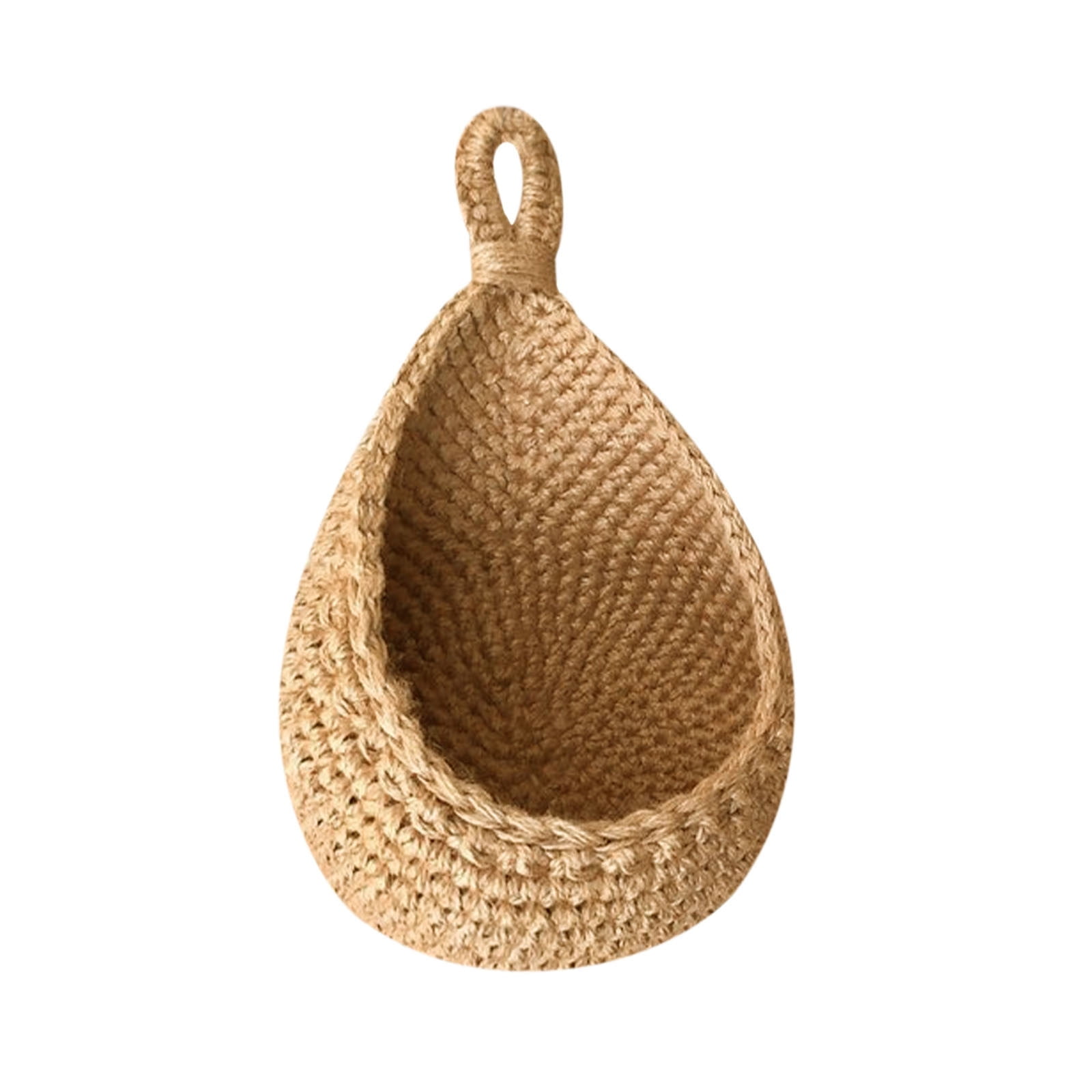 Hanging Wall Basket, Teardrop Hanging Baskets with Hanging Ring for Home Indoor Decoration, Hanging Plant Pot Holder, Vegetable Fruit Storage Baskets for โ image 2