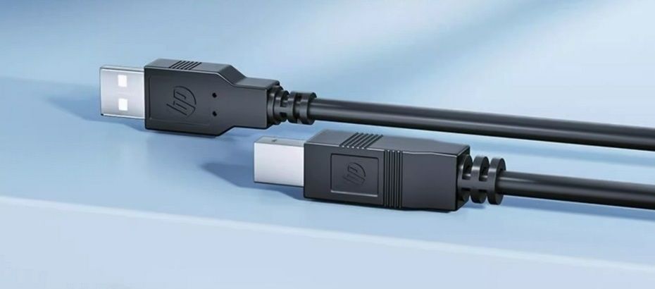 HP DHC-PT100-2M USB-A to USB-B v2.0 cable 2M Black — image 4