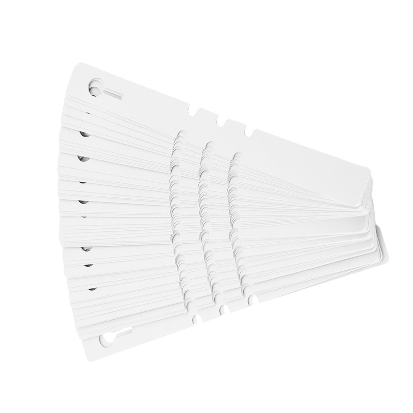 100pcs Plastic Nursery Garden Decor Stake Tags Plant Labels Lawn Ornament White — image 2