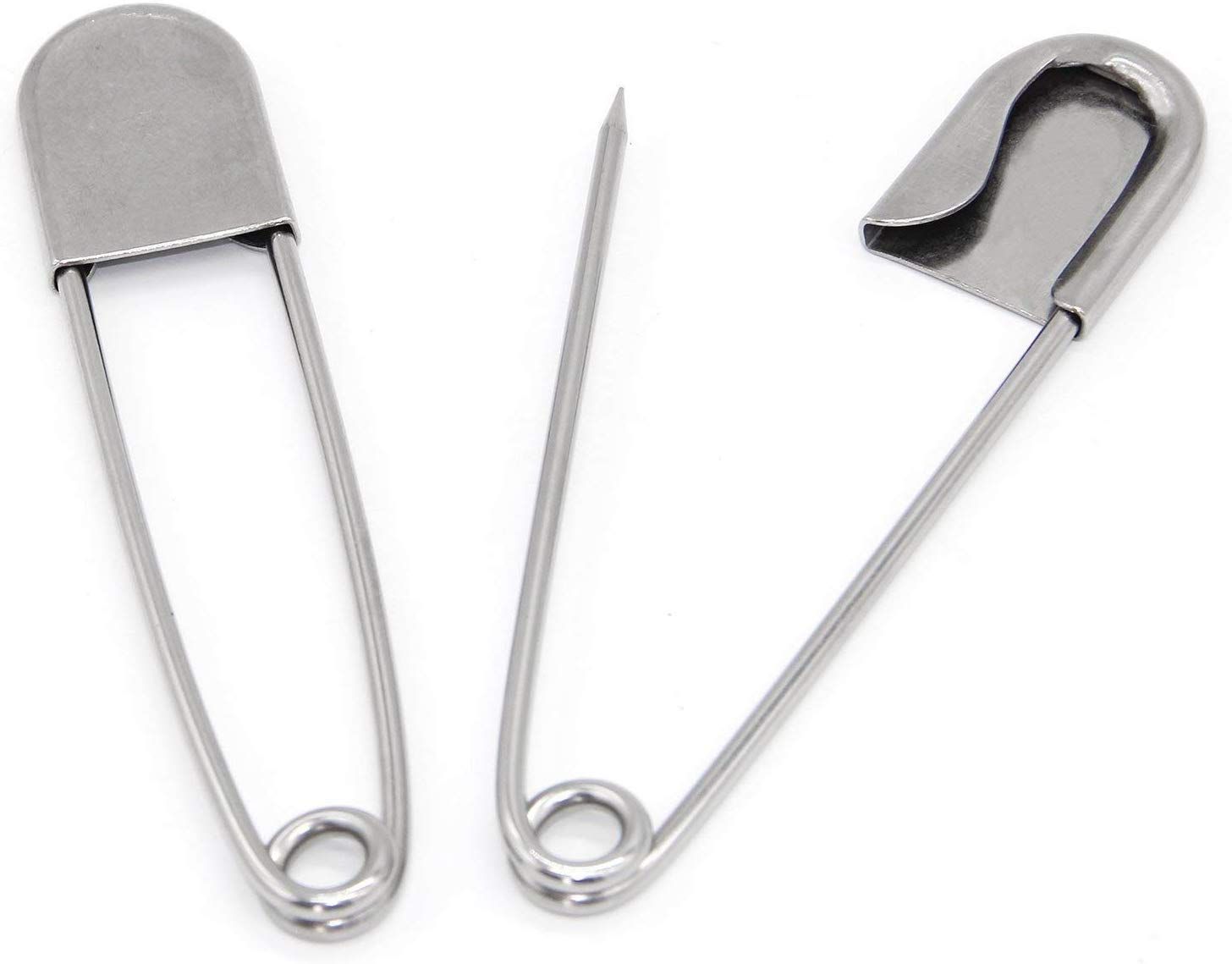 6 PCS Stainless Steel Safety Pins Large โ image 4