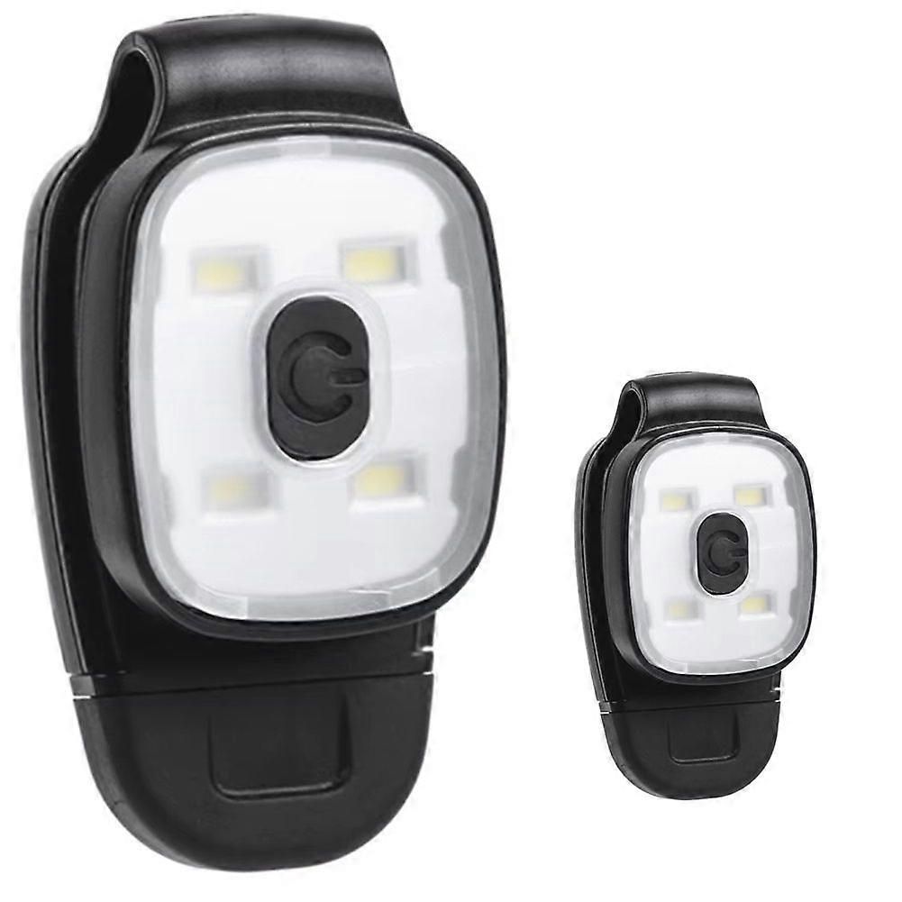 LED Clip Lamp USB Rechargeable Head Flashlight 150LM Night Running Light IPX4 Waterproof Running Accessories