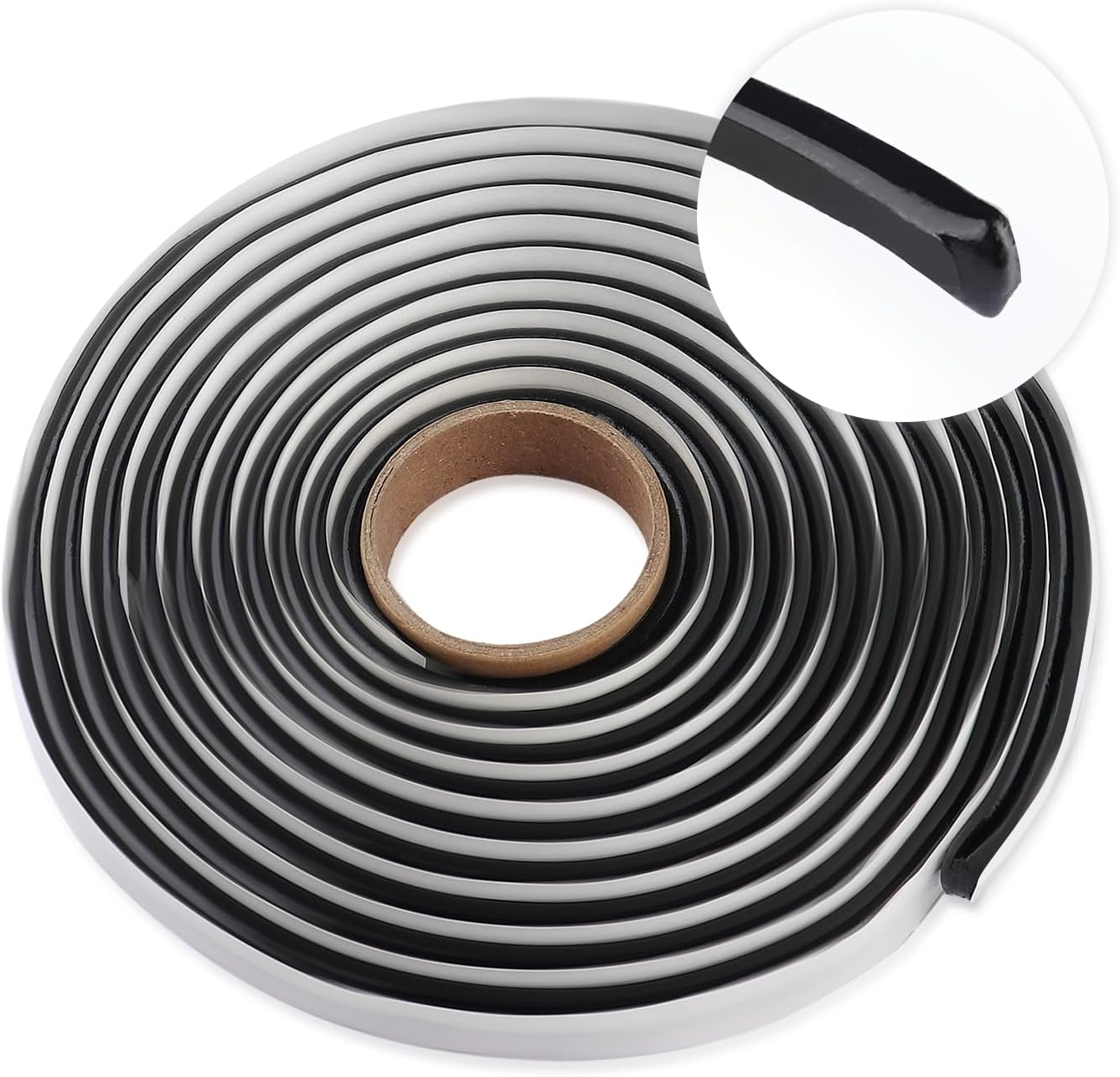 13Ft Car Headlight Sealant Butyl Tape,Waterproof Sealant Caulking Tape Avoids Noise & Leakage,Universal Car Accessories Sealing Tape for Car Truck SUV