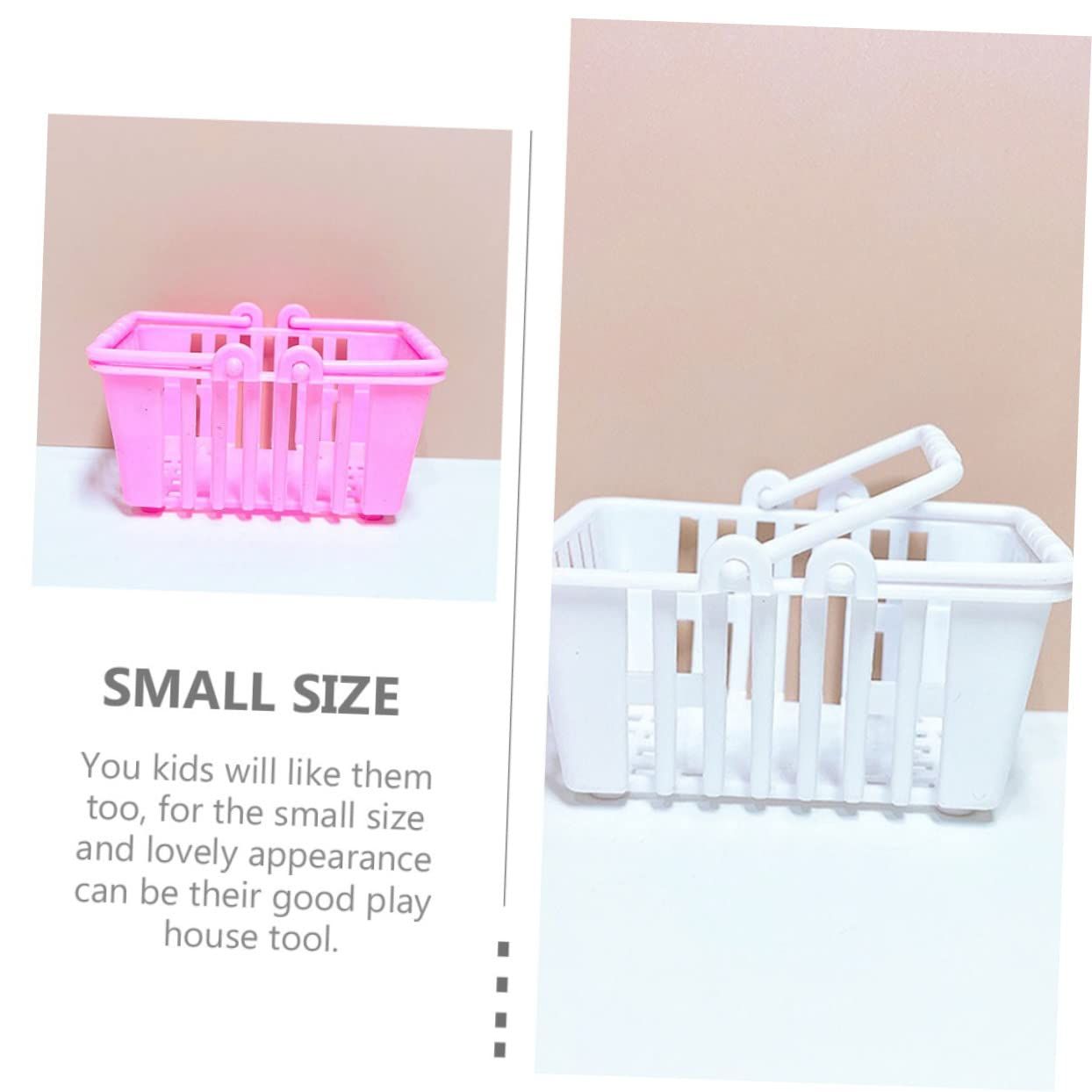 10pcs Doll Shopping Basket Toys for Adorable Mini Basket Decorative Fake Shopping Basket Toys Miniature Toys Wear-Resistant Mini โ image 4