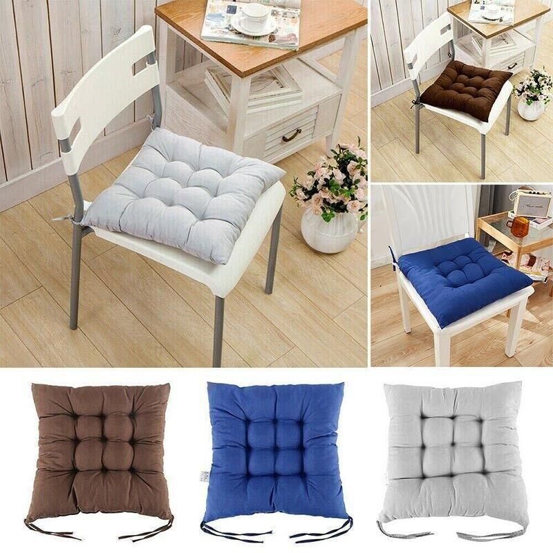 Soft Chair Cushion Pad for Indoor Outdoor Seating Square Seat Cover 35 × 35cm - Green — image 2