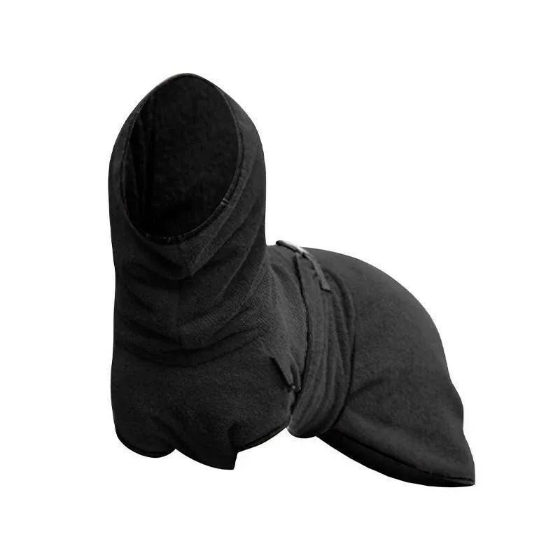 Dog Puppy Hoodies Jacket Solid Coat Pet Winter Soft Warm Clothes S-5XL Black - S