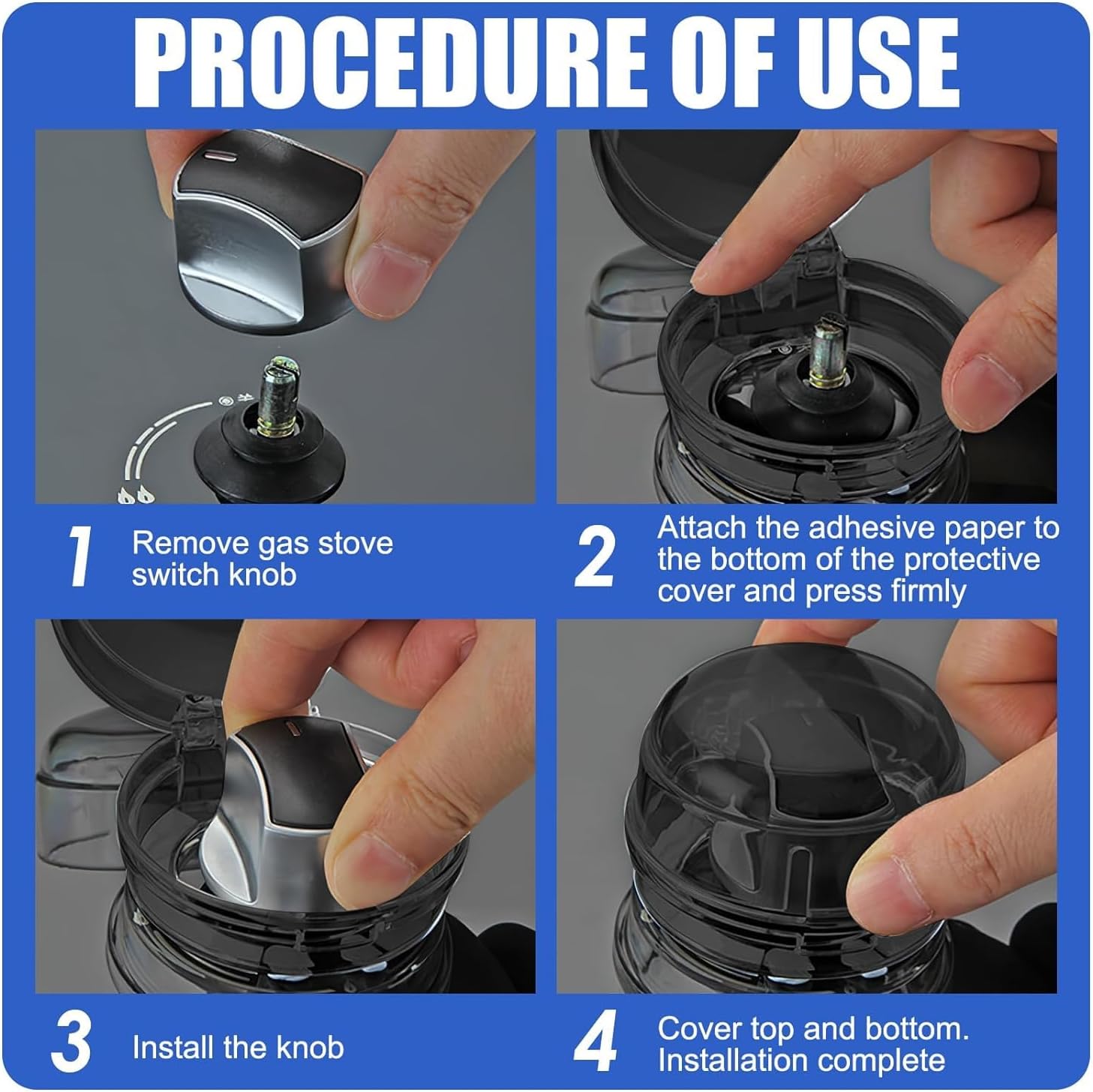Child Safety Oven Knob Covers Stove Lock — image 5