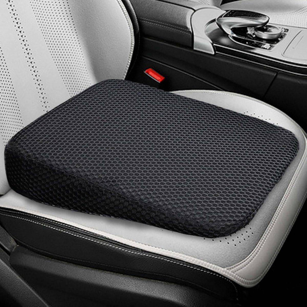 Non-Slip Car Seat Cushion for Adults, Thick Hip Support Cushion for Truck SUV Sedan and Office Chair, Back Tailbone Relief โ image 4
