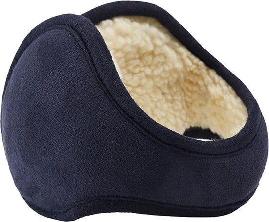 Unisex winter earmuffs - Warm earmuffs suitable for outdoor use - Adjustable, thick fleece earmuffs for head warmth - Suitable for skiing, cycling