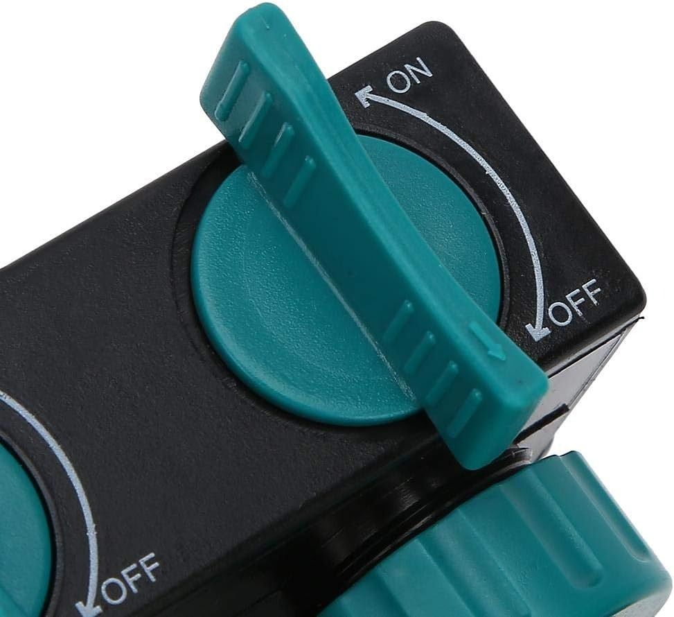 Garden Hose Pipe Splitter, Plastic Drip Irrigation Water Connector, Agricultural Hose Faucet, 4 Way, with 1/4in Quick Connector — image 3