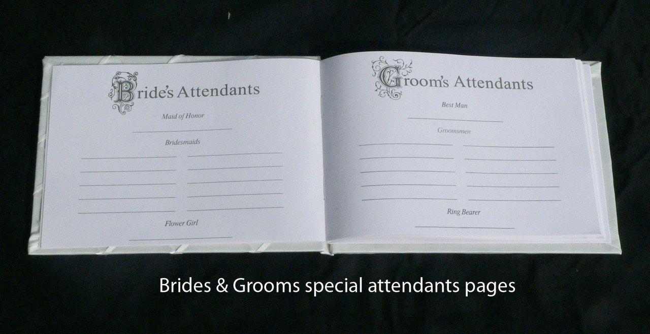 White Wedding Guest Book Register with Silver Pen Matching Stand Set 36 Lined Pages - White Sach Diamante Cover — image 6