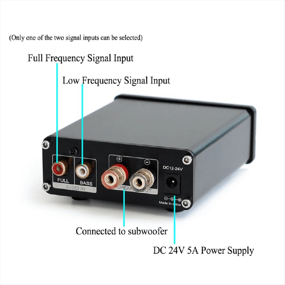 100W D100 TPA3116 Digital Power Amplifier Single Sound Channel Class D Desktop Subwoofer for Home Audio Stereo System — image 3
