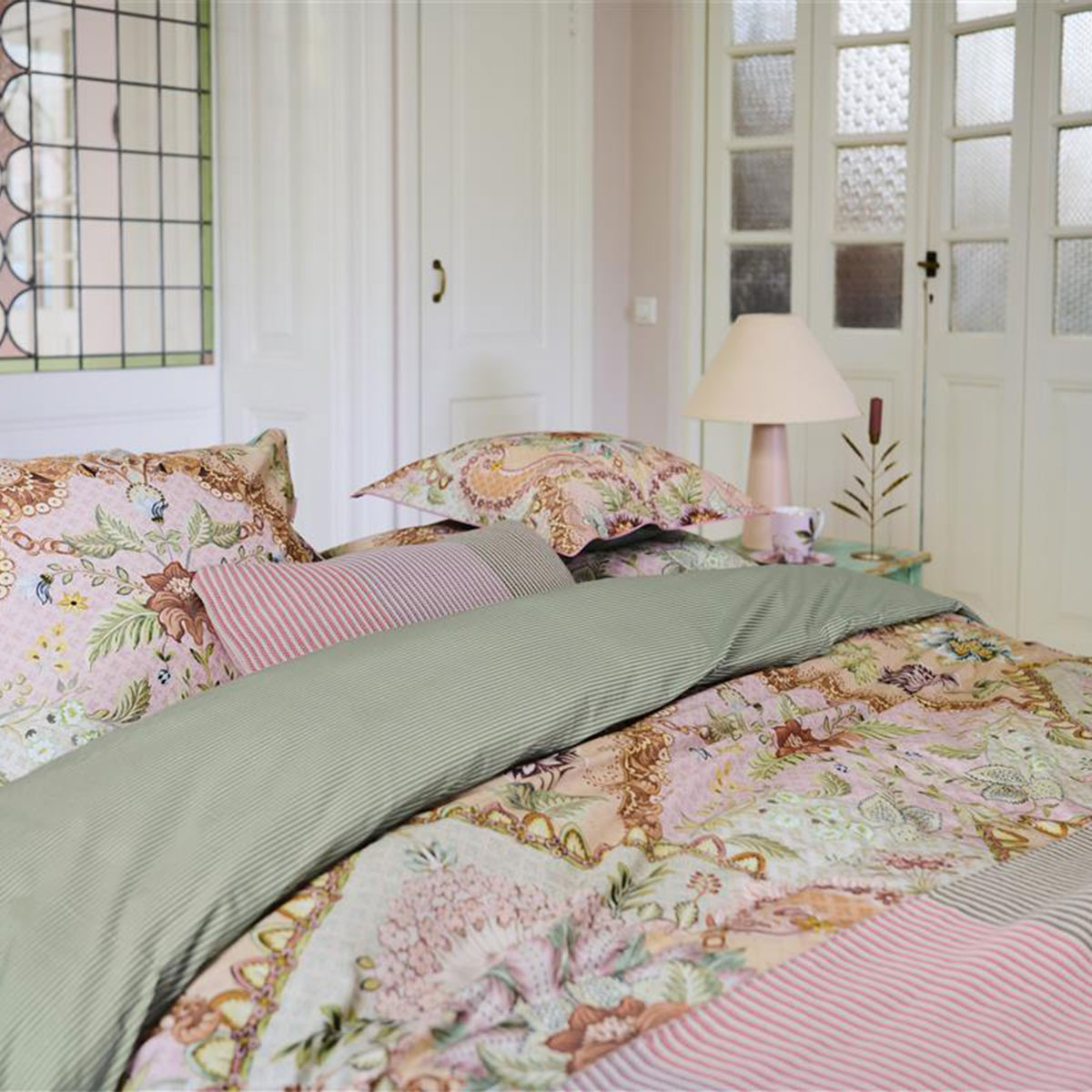 PIP Studio Saluti Grandi Pastel Cotton Quilt Cover Set Queen — image 2