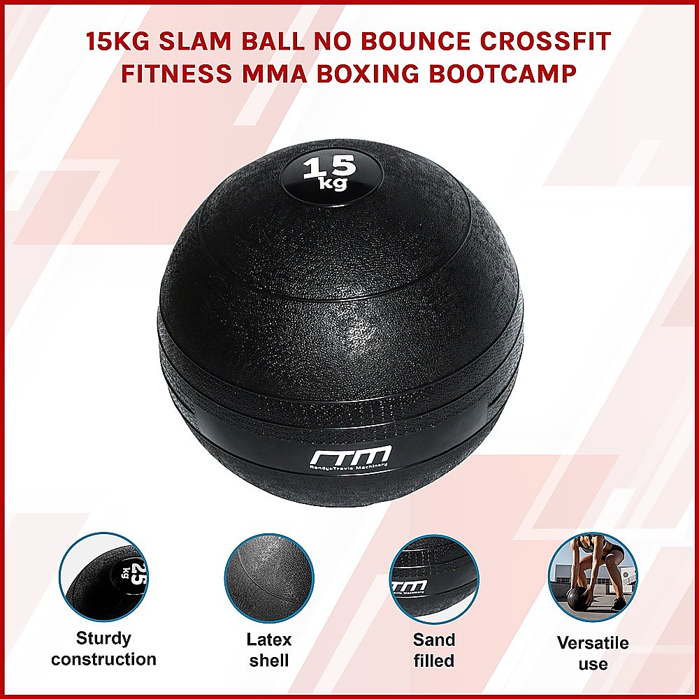 15kg Slam Ball No Bounce Crossfit Fitness MMA Boxing BootCamp โ image 3