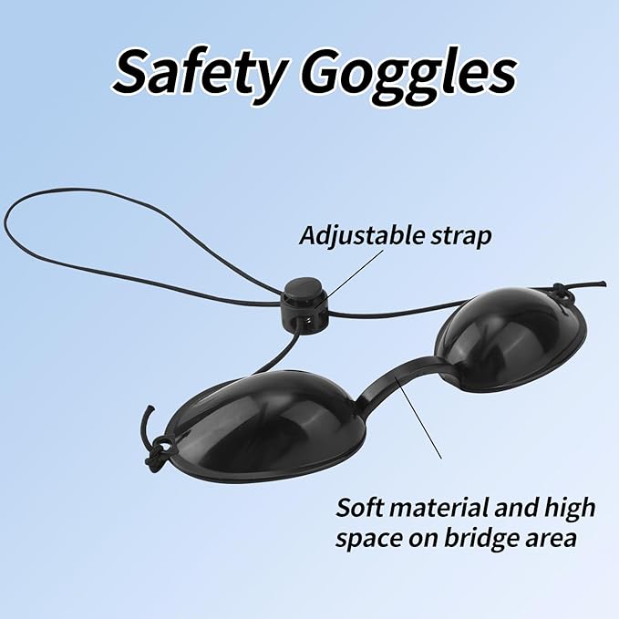 2 pairs of protective glasses for eye protection against red light - tanning glasses for women - tanning glasses for sunbathing — image 4
