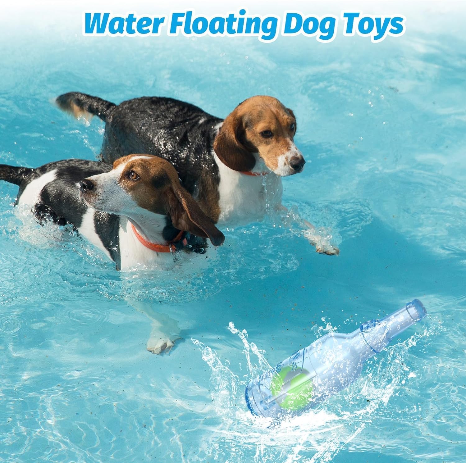 Rubber Water Bottle Toys with Tennis Ball — image 3