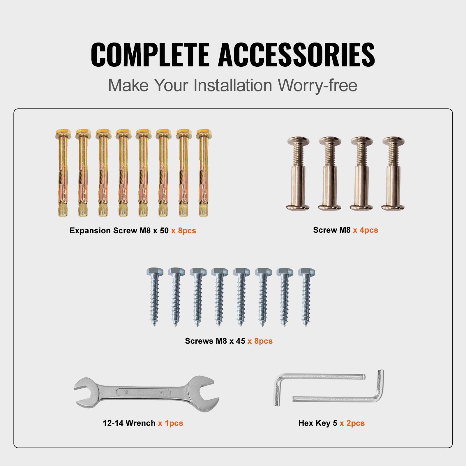 4-Step Handrail Fits 1 or 4 Steps Matte Black Stair Rail Wrought Iron Handrail with Installation Kit Hand Rails for Outdoor Steps — image 6