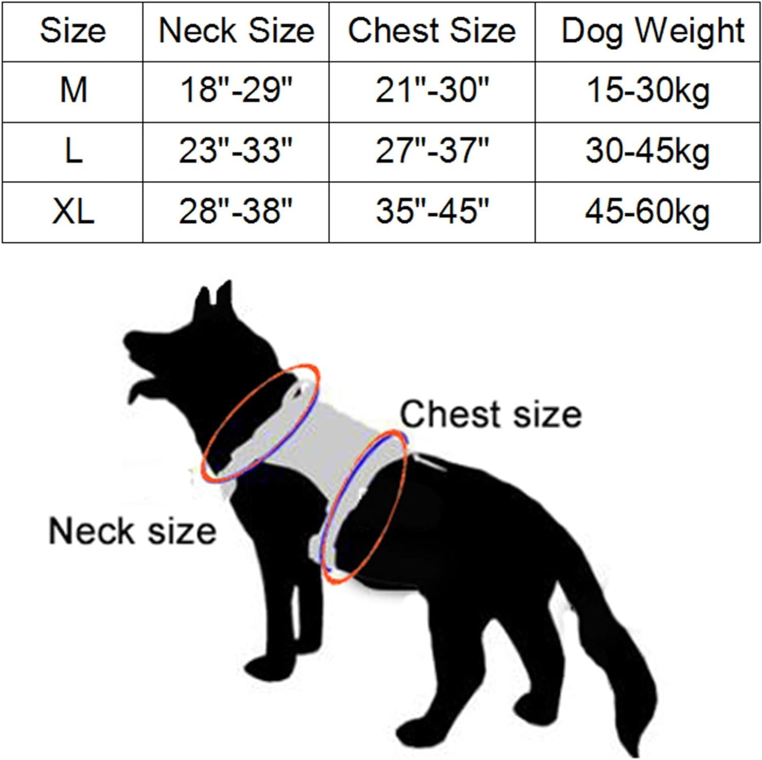 Tactical Dog Harness Vest with Handle, Hiking Hunting Walking Dog Vest Adjustable Training Working Nylon Harness(Green, L) — image 4