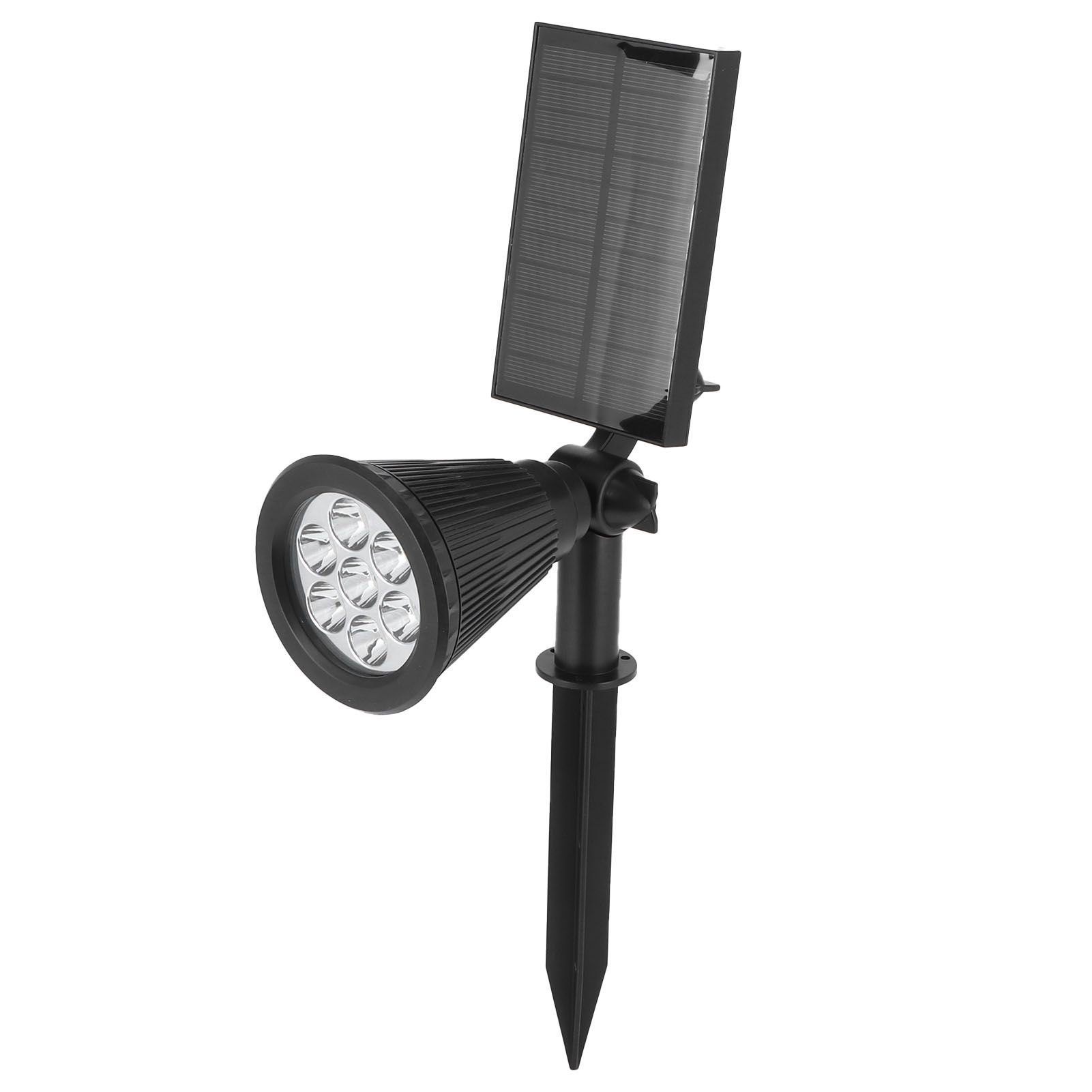 7LED Solar Light Intelligent Outdoor Garden Spotlight Lawn Lamp Landscape Lighting BlackWhite Light — image 6
