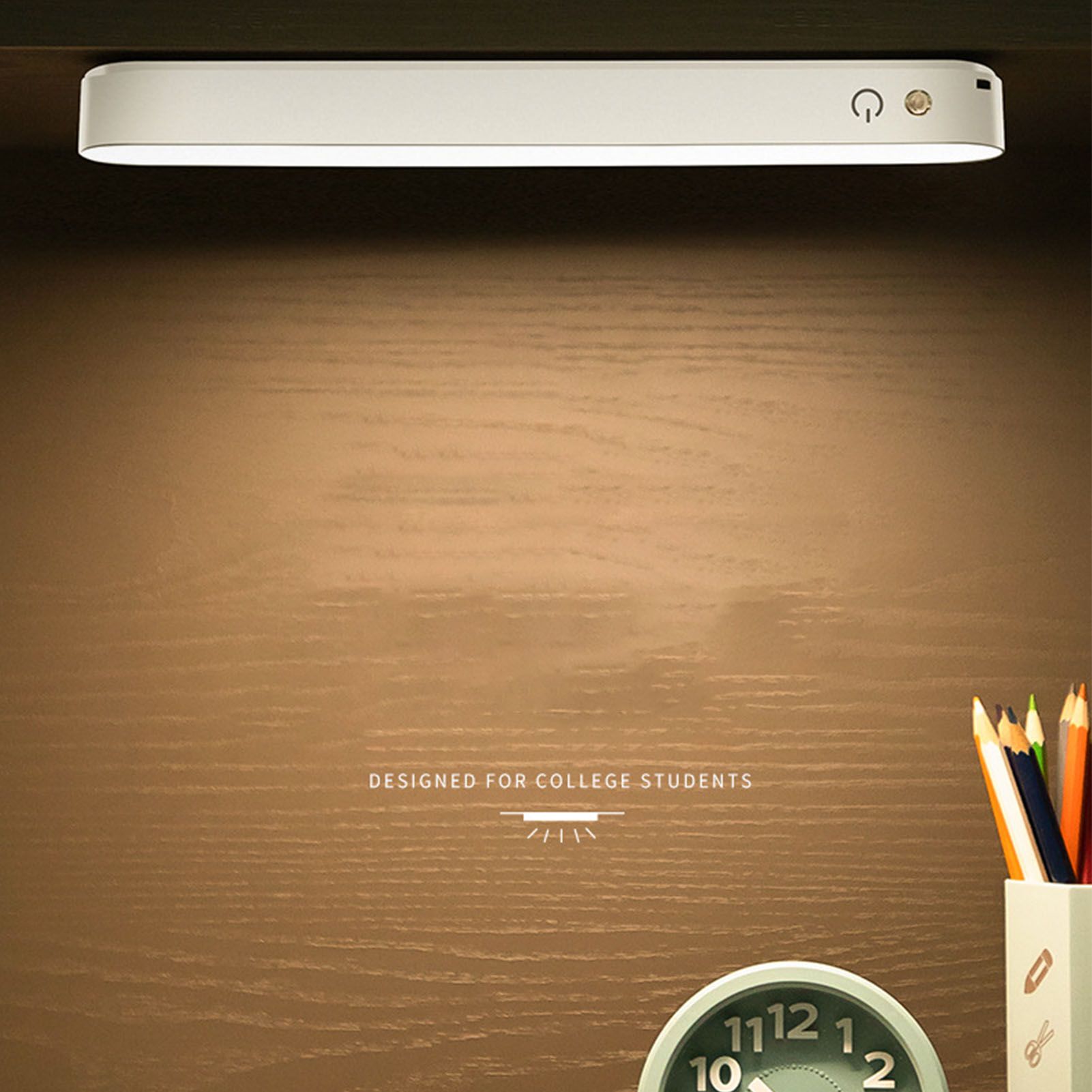 Under Cabinet Light LED Dimmable Magnetic USB Closet Stick On Light Wall Reading Lamp for Bedside Dorm Kitchen Wardrobe Charging Type — image 6