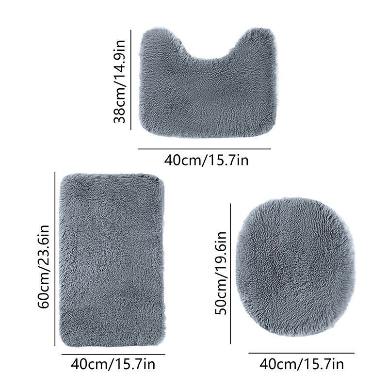 Bathroom Rugs Sets White — image 5