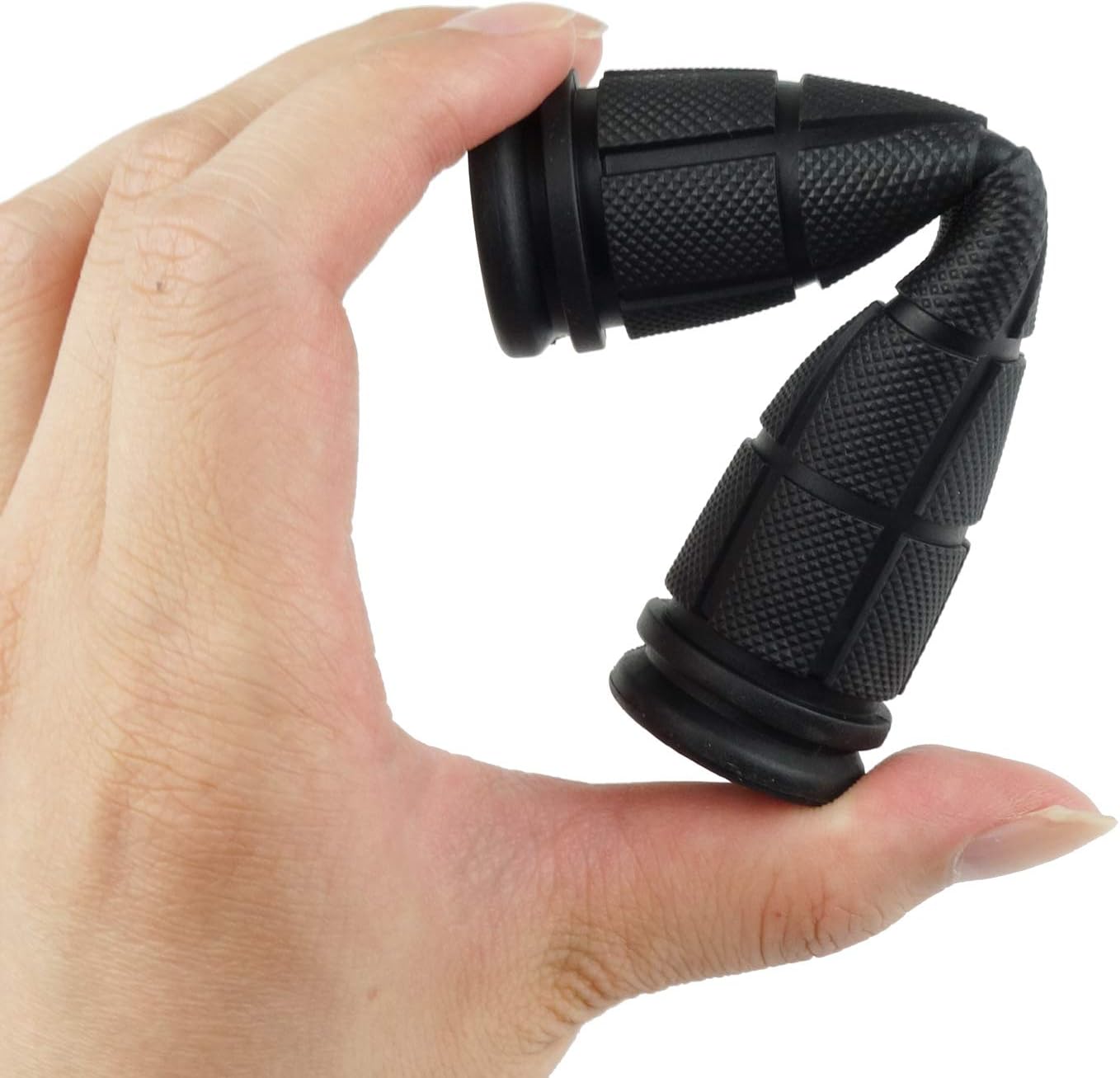 2 Pairs Bicycle Handle Bar Grips Mushroom for BMX/Road Mountain Bikes Black โ image 5