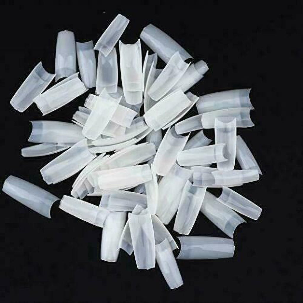 500PCS Half Cover False Nails Tips - Acrylic Nail Tips, Lady French Style Acrylic Artificial Tip Manicure with Box for Nail Tips Art Salons and Home DIY โ image 3