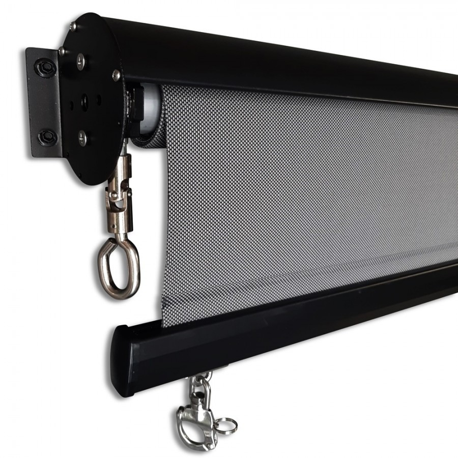 Outdoor Roller Blind Sun Screen Awning With Aluminium Hood — image 3