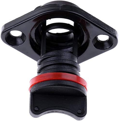 25mm 1'' Black Nylon Marine Yacht Drain Plug Bung Socket Sailing Fishing Boat Captive Screw & for Dinghy Kayak Canoes Boats Stop Water Infiltration — image 4