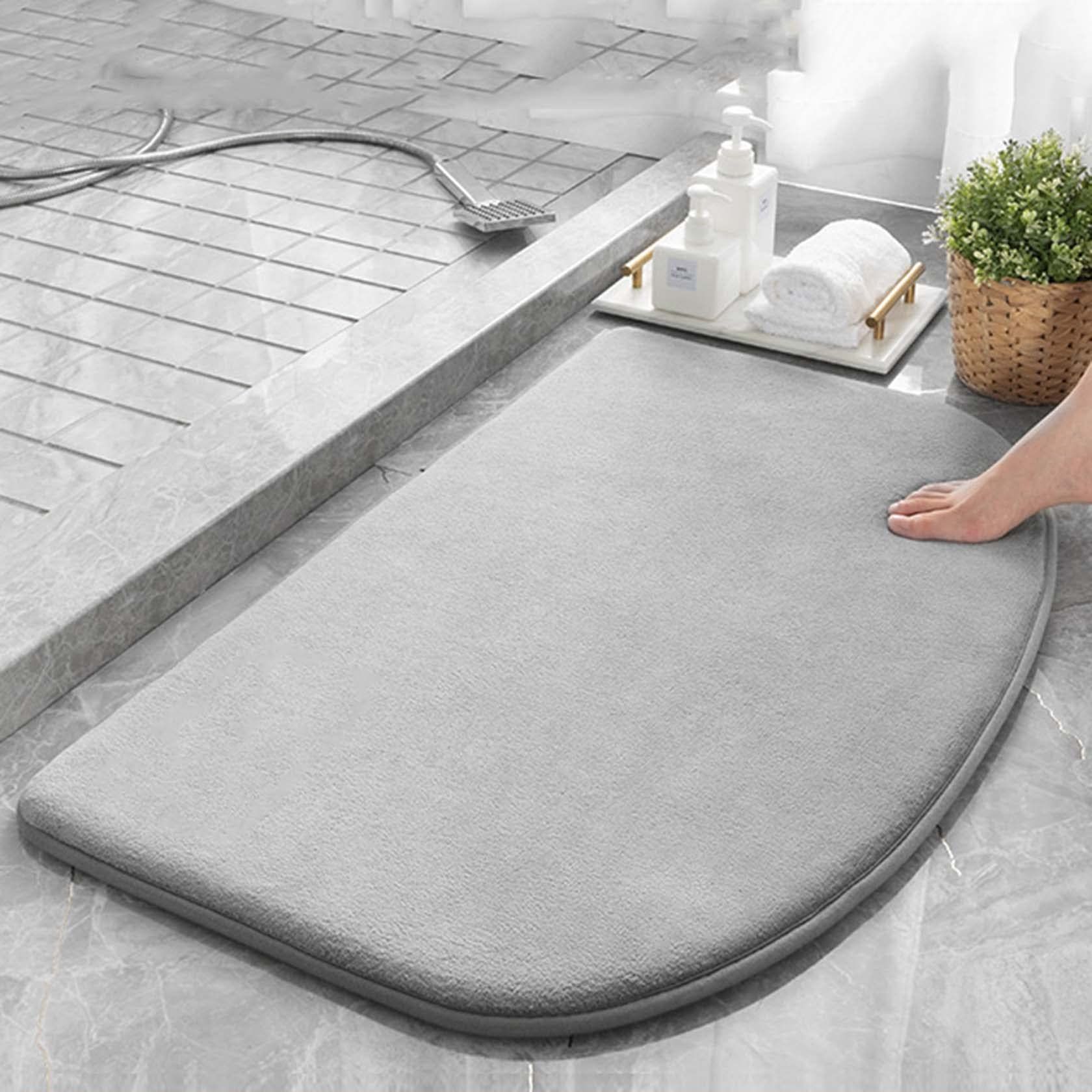Absorbant Bath Mats for Bathroom Soft Luxury Thick Memory Foam Bath Rug Washable Dries Quickly Bath Carpet Bedroom