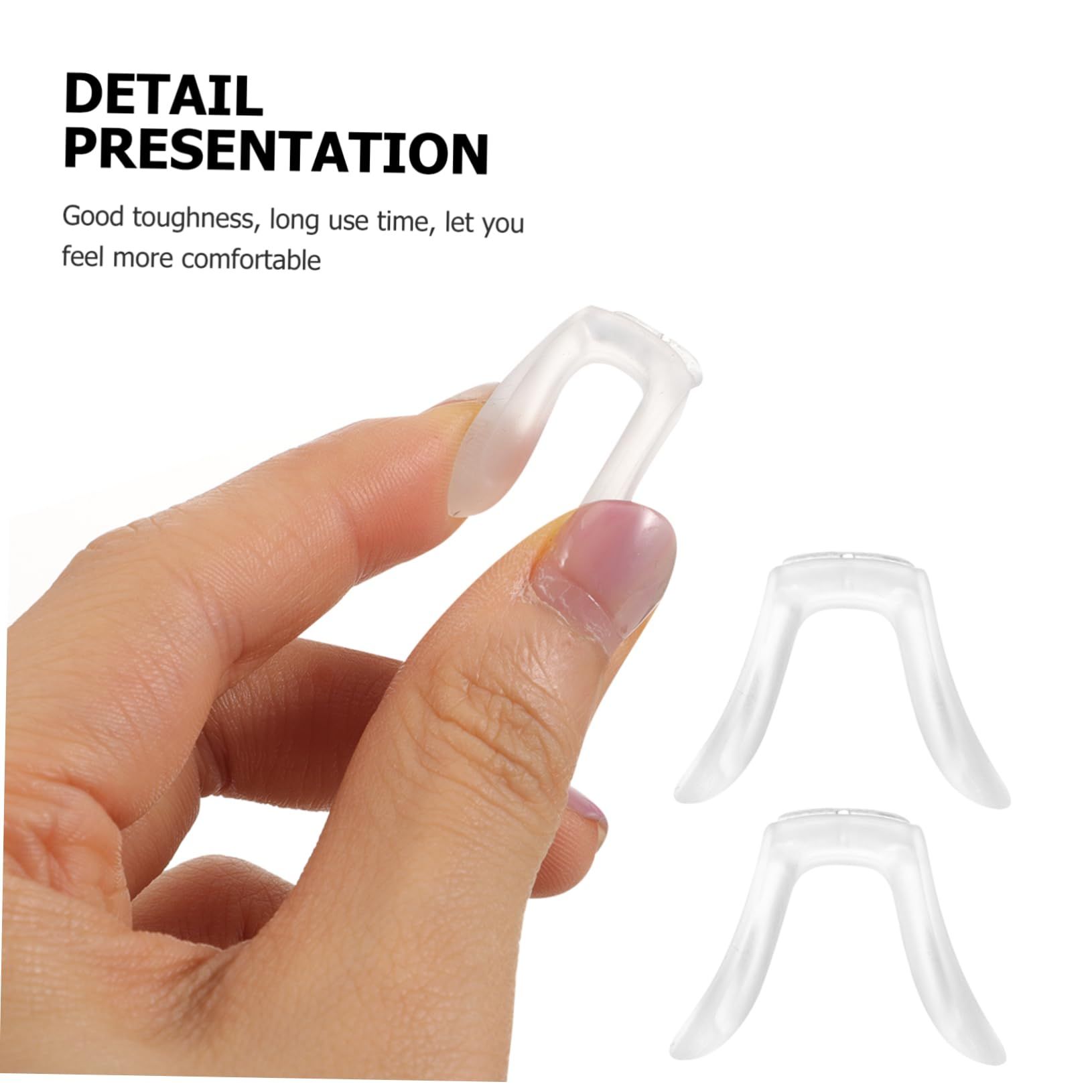 3pcs Silicone Eyeglasses Nose Pads Soft Glasses nosepads Eye Glasses Repair Parts Eyeglass Parts Nose Bridge โ image 5