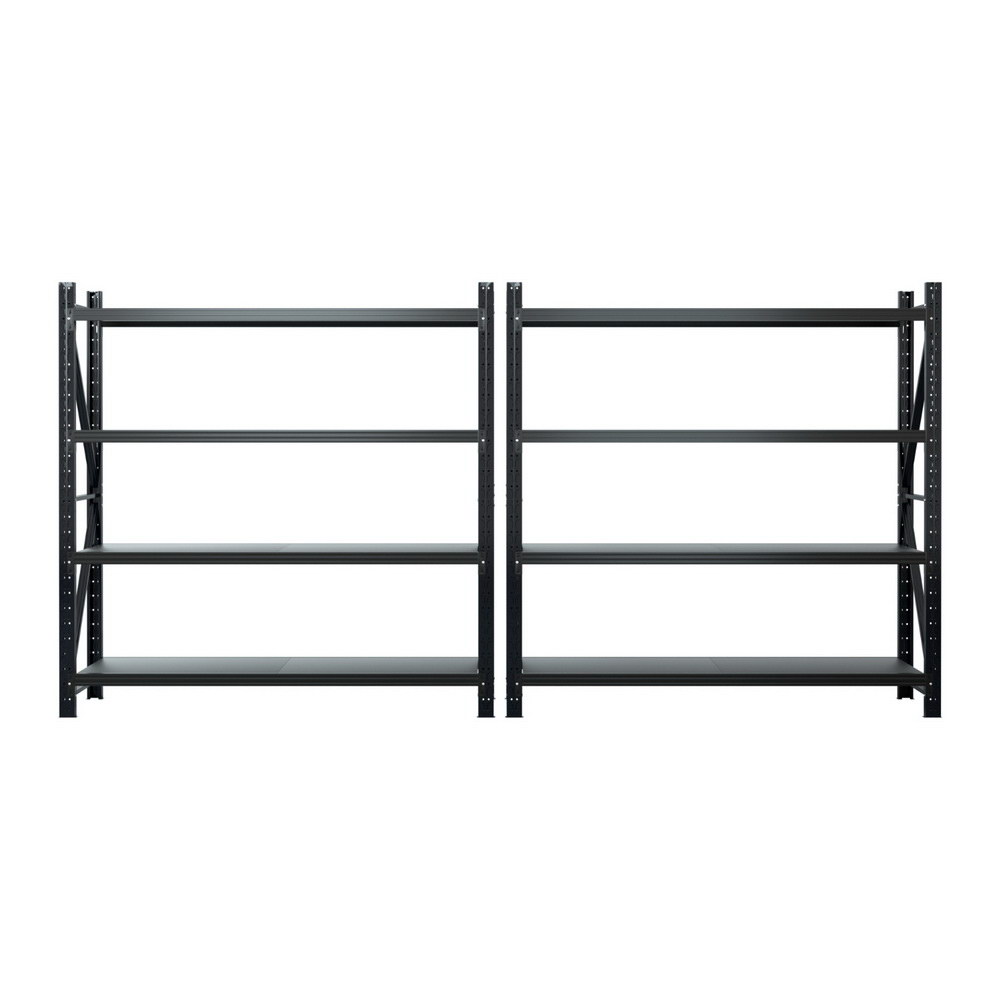 Giantz 4Mx2M Garage Shelving Warehouse Rack Black — image 3