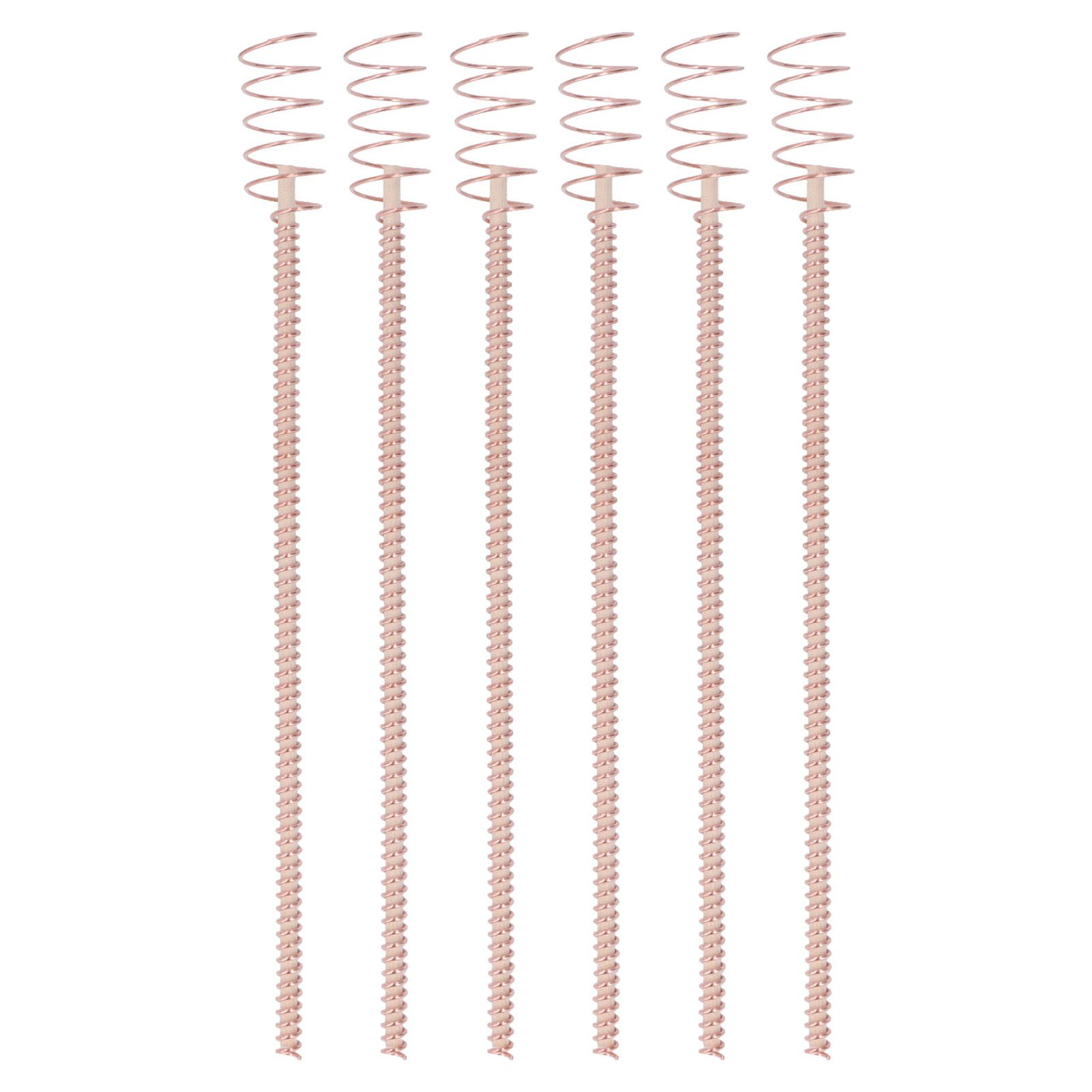 12 Inch Electric Cultivation Plant Pile Electroculture Gardening Copper Coil Antenna Set for Garden Plants Vegetables
