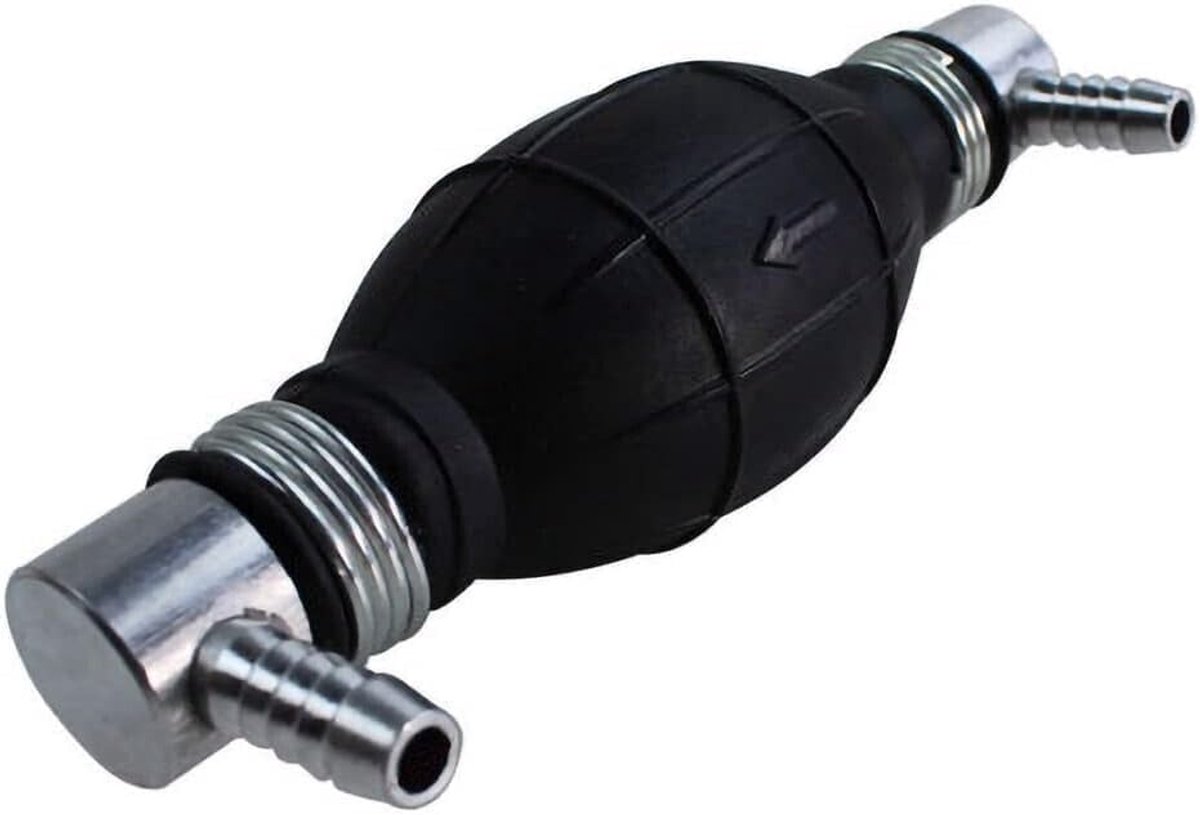 Siphon pump - Hand pump - Oil pump - Siphon pump - Fuel - One-way valve - For boat engine, camper, tractor, motorhome - Black - No hose — image 2