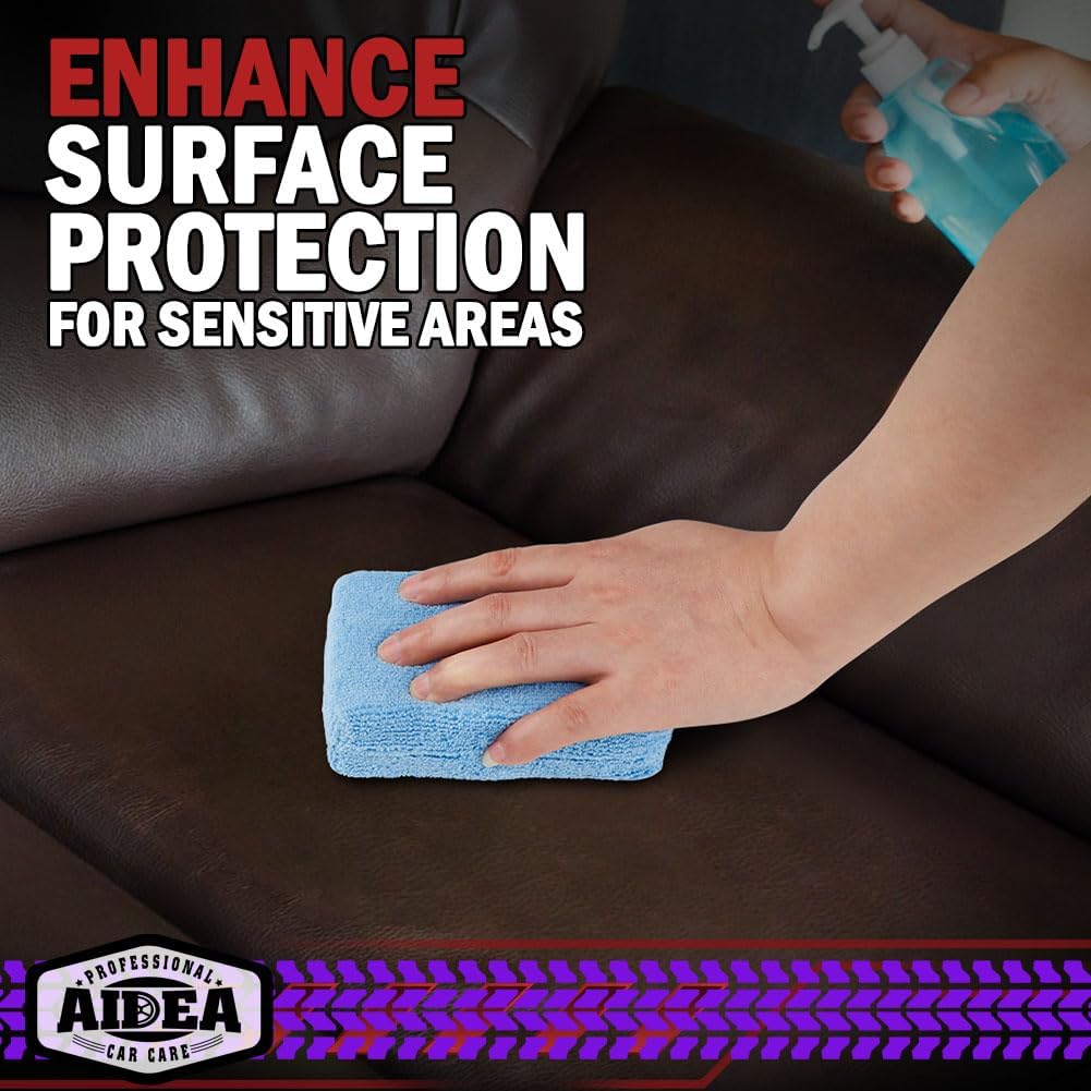 Microfiber Applicator Pad-8Pack, Car Wash Sponge, Premium Microfiber Sponge and Cleaning Pads, Perfect for Effortless Wax, Sealant, and Conditioner — image 6