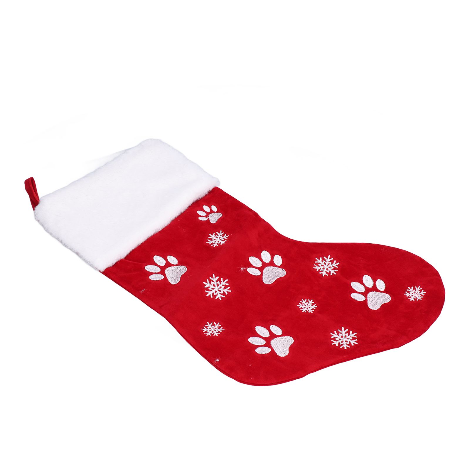 Christmas Stocking Gift Bag Xmas Tree Hanging Pendant Craft for Home Party Decorative OrnamentRed โ image 4