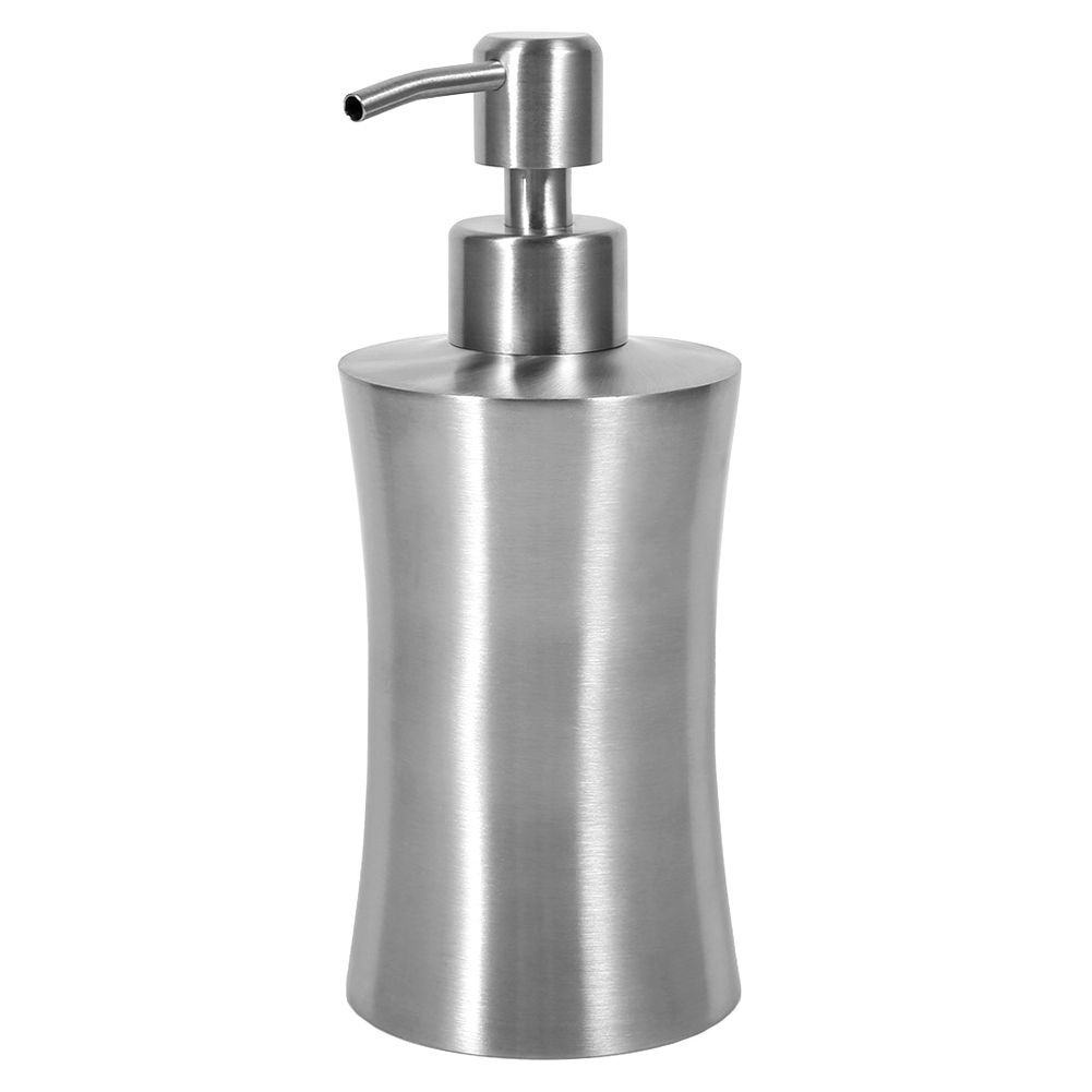 304 Stainless Steel Bathroom Shower Pump Lotion Dispenser Liquid Bottle (400ml) — image 6