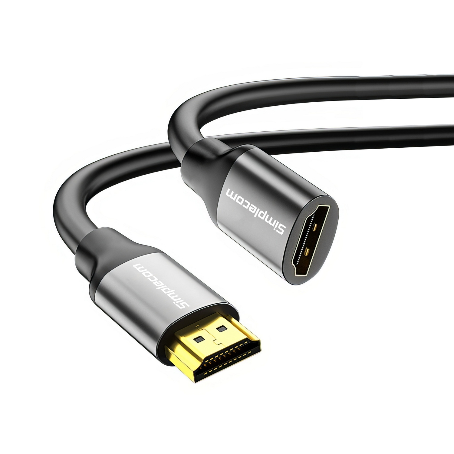 Simplecom CAF305 0.5M HDMI 2.1 Extension Cable Male to Female 48Gbps 8K@60Hz — image 4