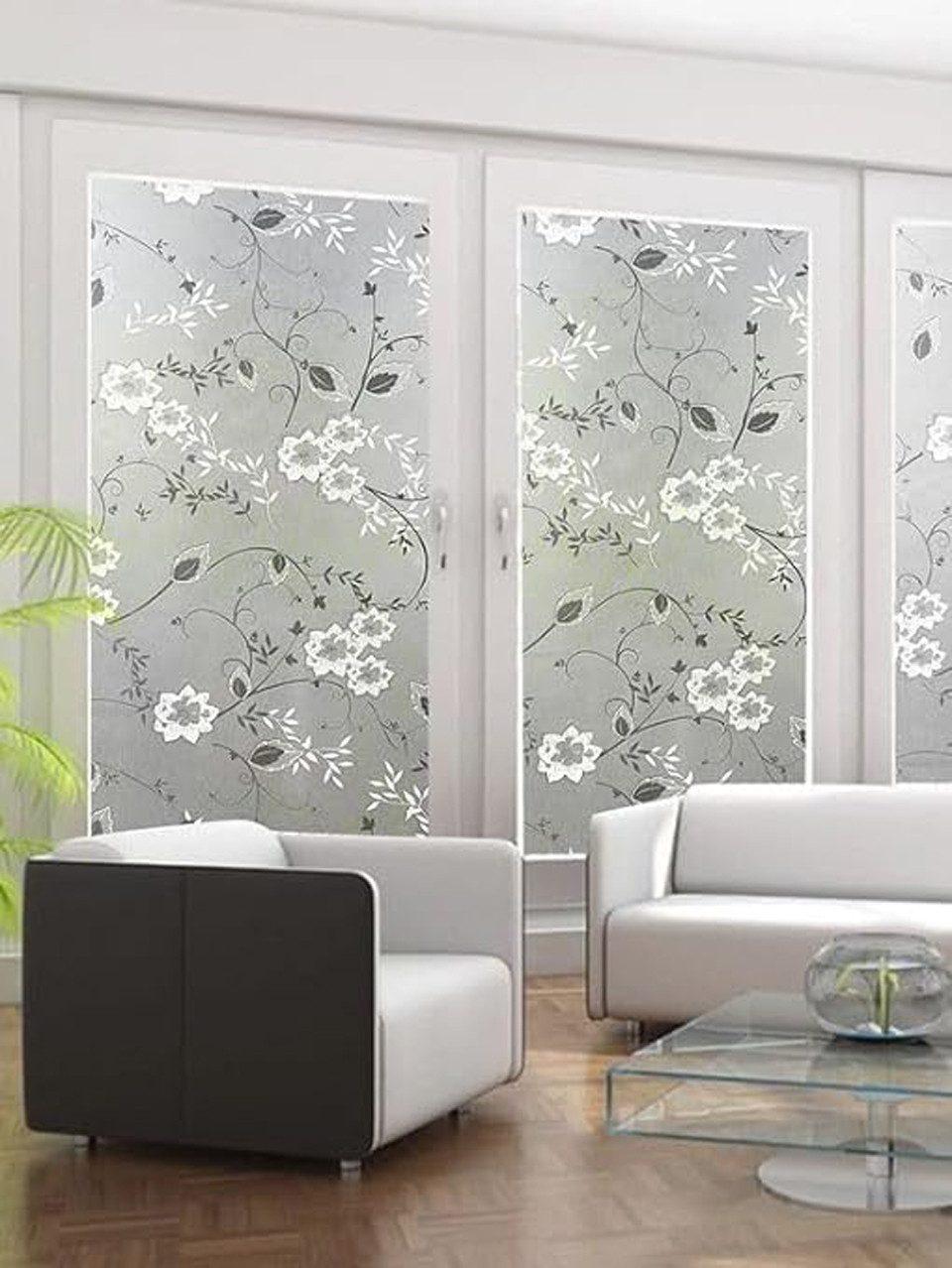 Frosted window film self-adhesive privacy protection UV protection decorative plastic for glass, 50cmx3m — image 4