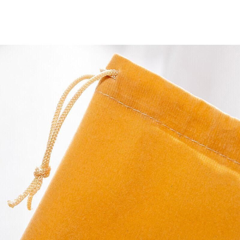 50X Small Velvet Cloth Drawstring Bags Gift Bag Jewelry Ring Pouch Earring Favor 9x12 - Blue โ image 4