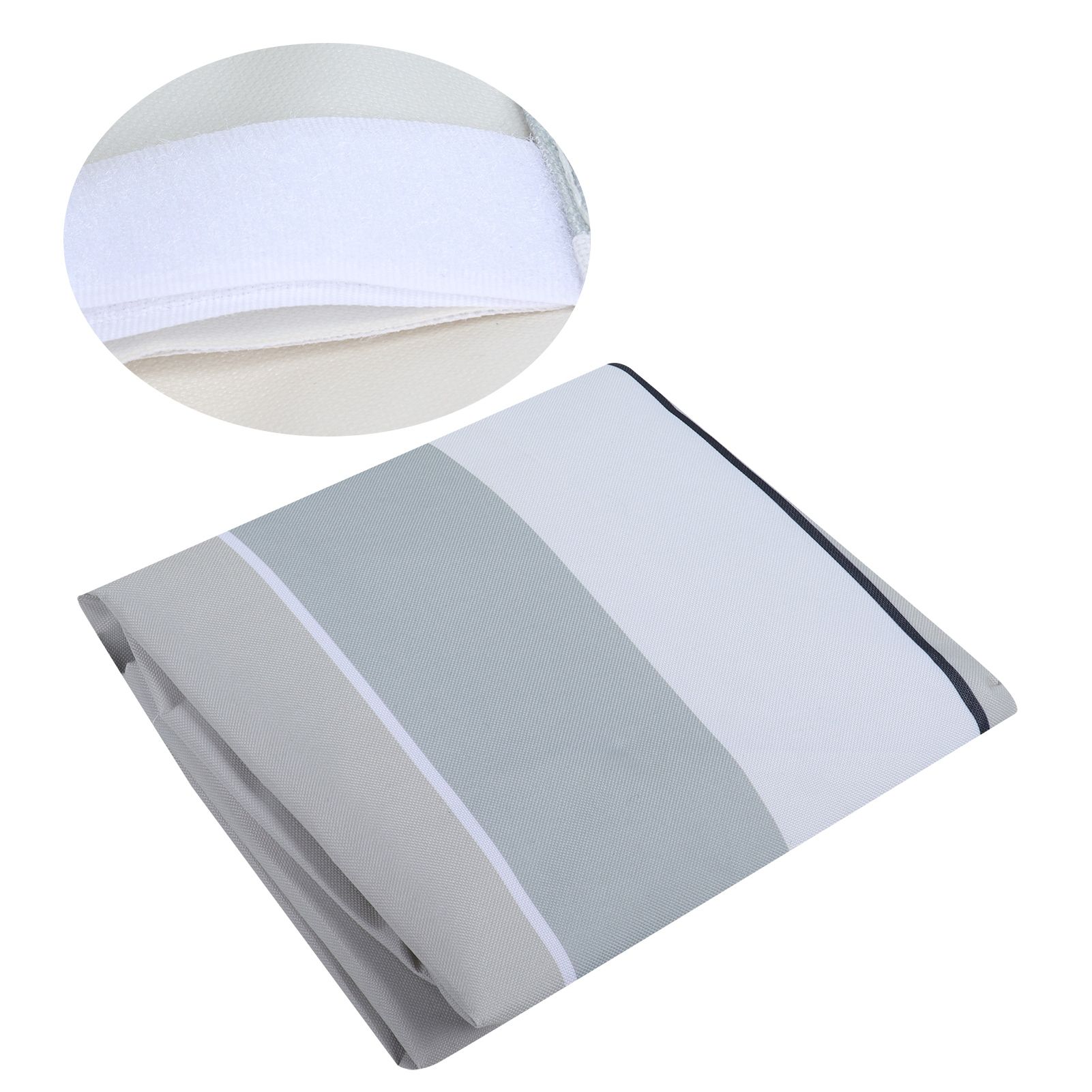Water Resistant Chair Cover Indoor Outdoor Garden Patio Furniture Dust Cover ProtectorStripe 85x94x68.5x91.5cm — image 6