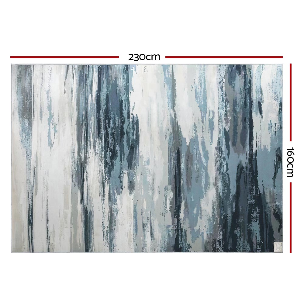 Artiss Rug 160x230cm Area Rug Washable Mat Large Carpet Soft Short Pile Poca โ image 2
