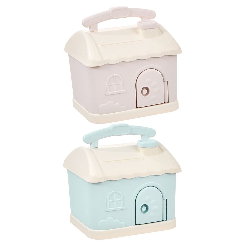 Cartoon House Piggy Bank with 3D Sticker DIY Storage Money Box for Kids Adults Savings Coins Banknotes Box Gift โ image 4