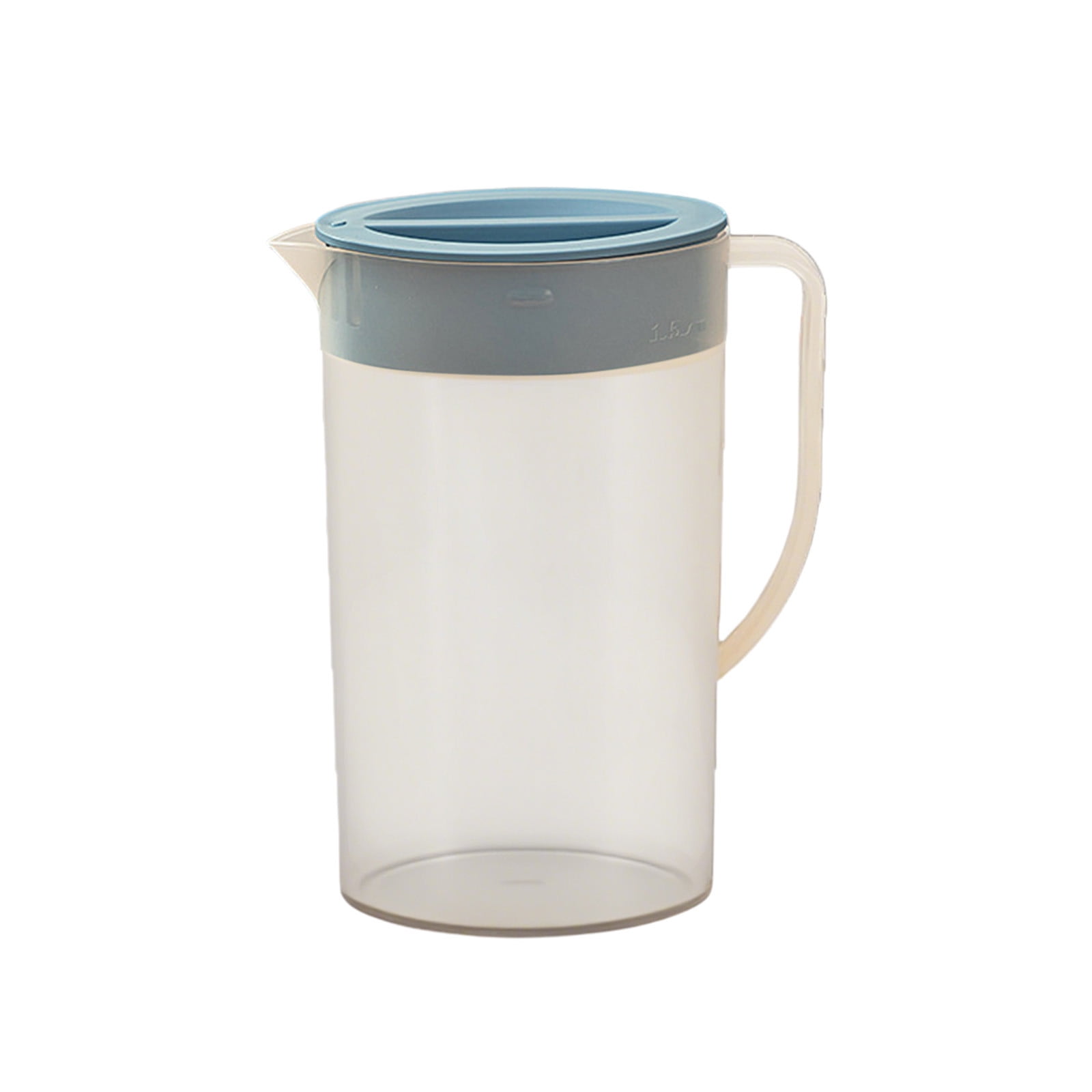 Water Pitcher with Lid, 2 L Plastic Pitcher for Tea & Juice Water, Hot/Cold Water Jug, Tea Pitcher, Juice Pitcher, 13.5 x 7.2 x 4.7 Inch Z-8-Blue โ image 2