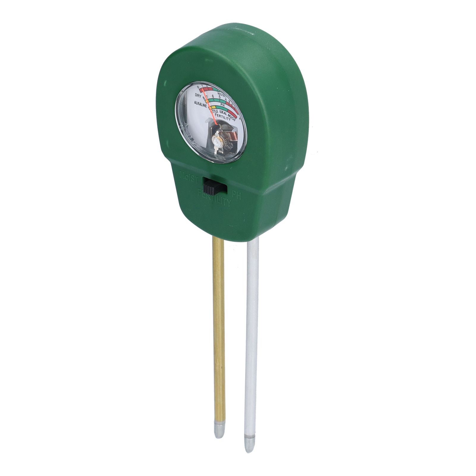 3 In 1 Soil Moisture Meter 2 Needles Adjustable PH Value Fertility Soil Test Tool for Garden Courtyard Outdoor — image 3