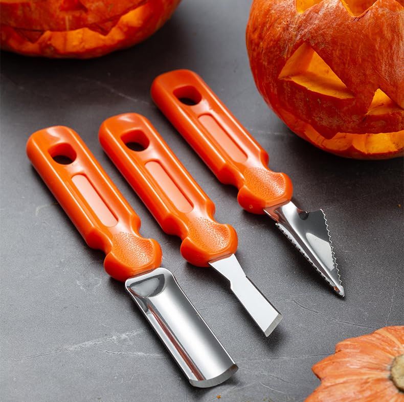 Pumpkin Carving Kit Tools Halloween Pumpkin Decorating Kit Stainless Steel Sculpting Knife for Halloween - 7pcs โ image 5