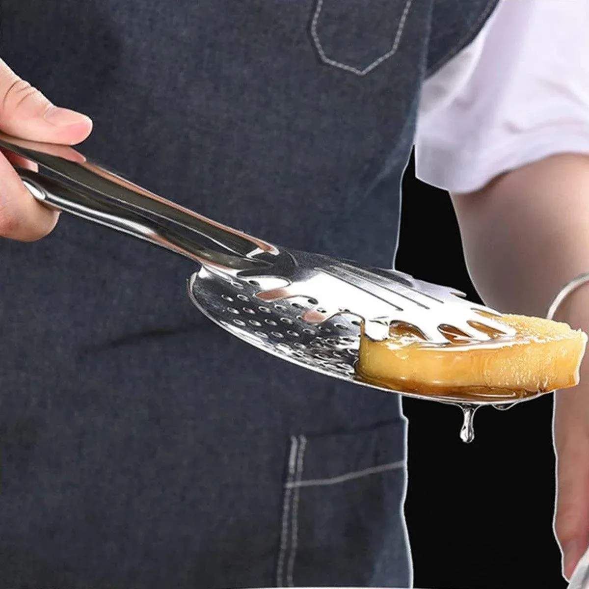3pcs Stainless Steel Food Tongs Multifunctional Kitchen Cooking Serving Clips β image 6