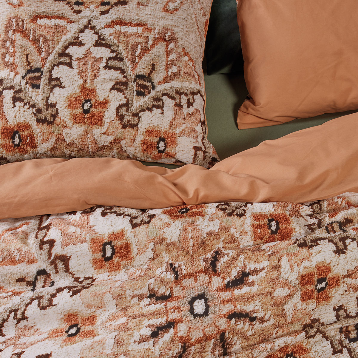 Bedding House Persian Rug Natural Cotton Quilt Cover Set King โ image 3